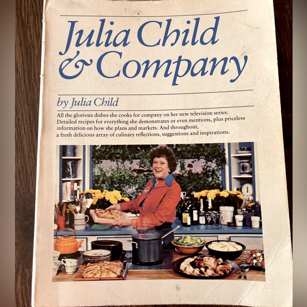 Julia Child & Company Cookbook- Softcover